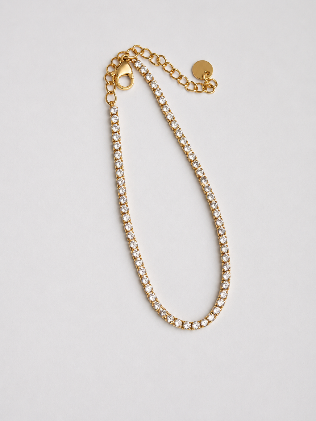 Gold Tennis Bracelet