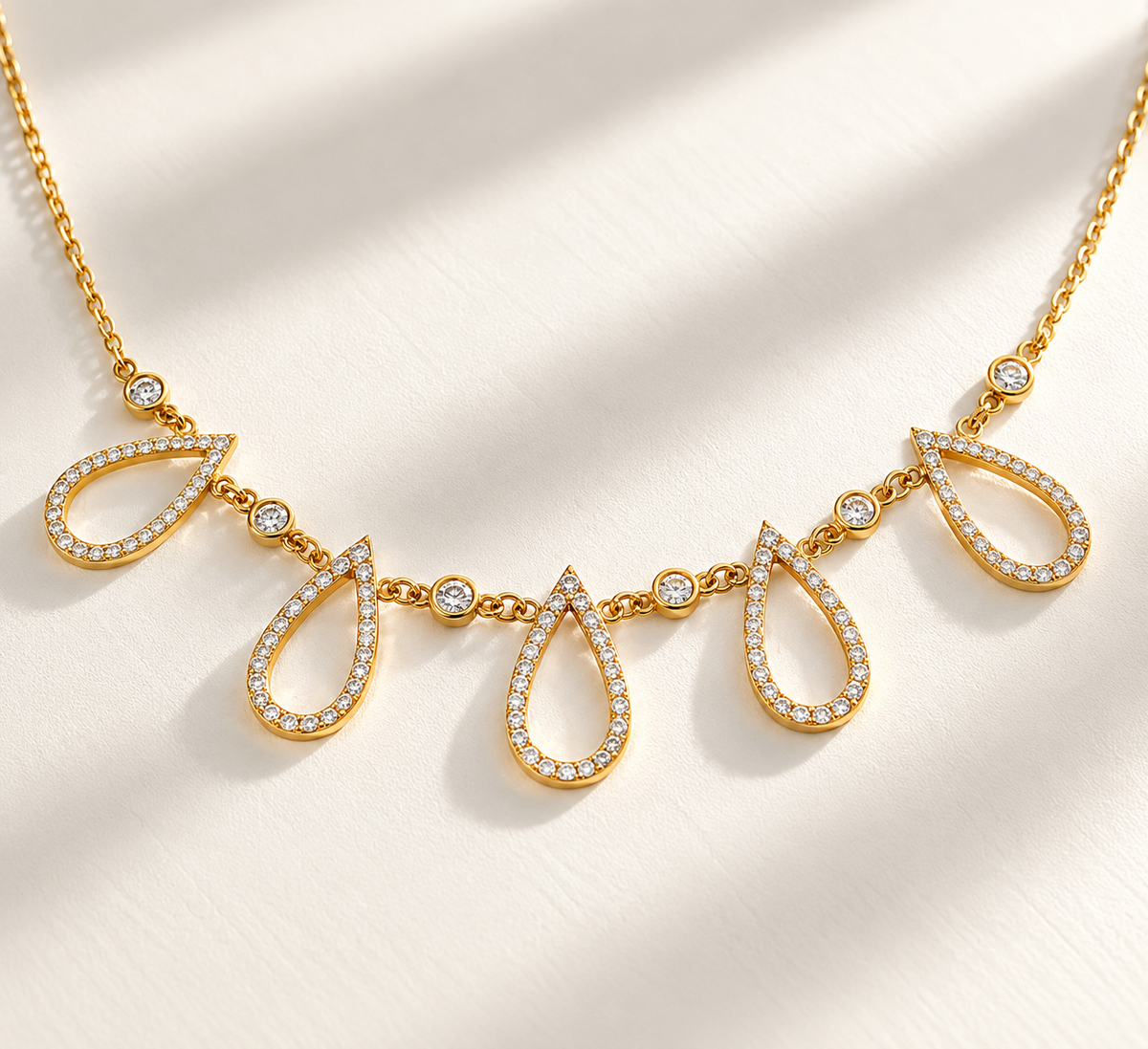 Teardrop Crystal Necklace