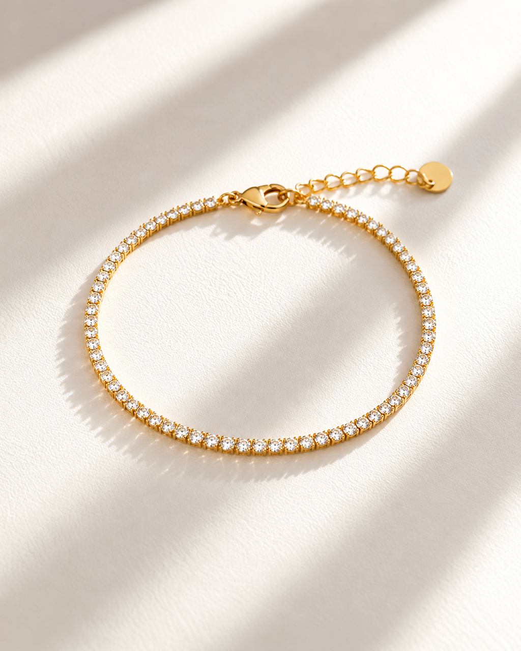 Gold Tennis Bracelet