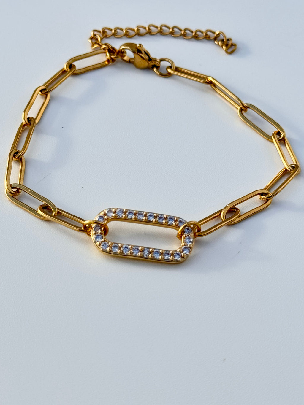 Golden Halo Link Bracelet
