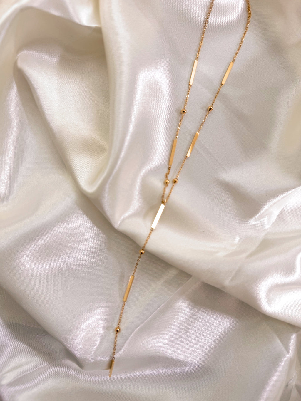 Soft Glow Y-Drop Necklace