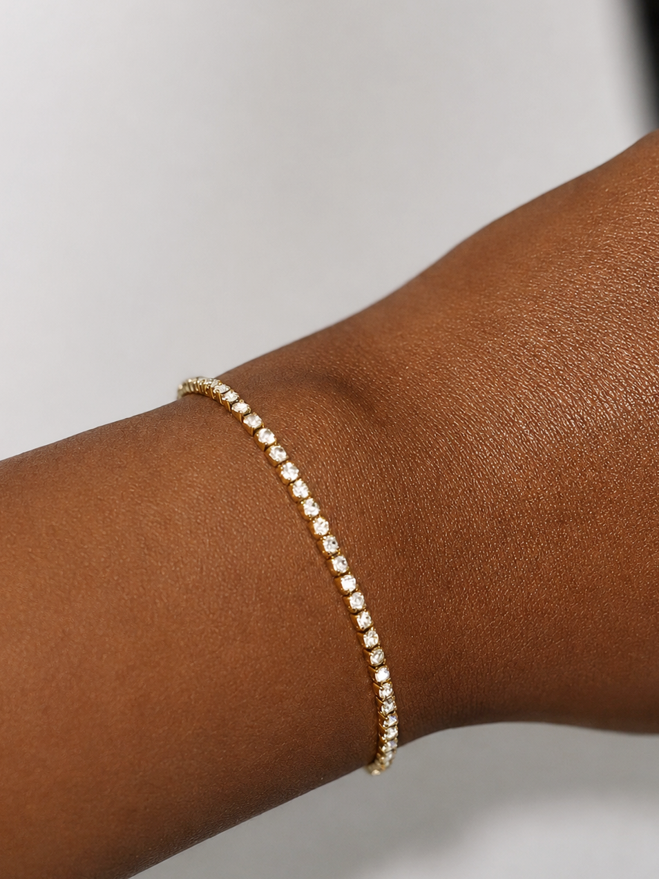 Gold Tennis Bracelet